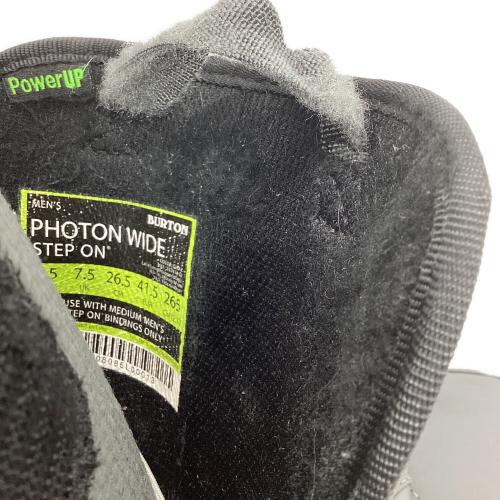 BURTON (バートン) PHOTON WIDE STEP ON スノーボードブーツ @ メンズ SIZE 26.5cm グレー