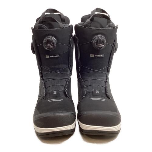 SALOMON (サロモン) ダイアログ デュアルボア ワイド スノーボードブーツ 23/24モデル メンズ SIZE 25.5cm ブラック