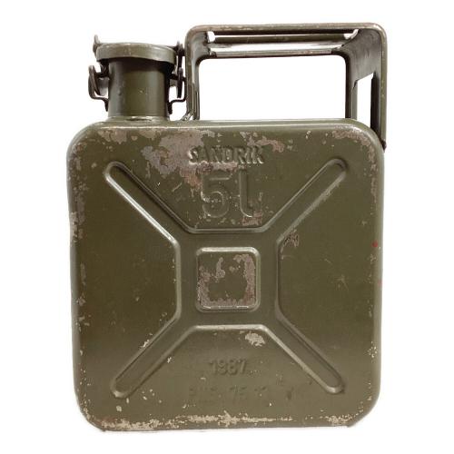 チェコ軍 (チェコグン) アウトドア雑貨 ミリタリー SIZE 5L ジェリカン