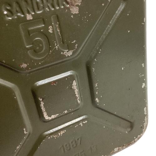 チェコ軍 (チェコグン) アウトドア雑貨 ミリタリー SIZE 5L ジェリカン