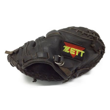 ZETT (ゼット) 軟式用 グローブ　キャッチャーミット  ブラック BRC-34612