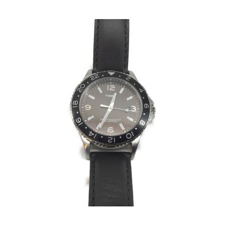 TIMEX (タイメックス) 腕時計 ブラック CR2016CELL クォーツ レザー