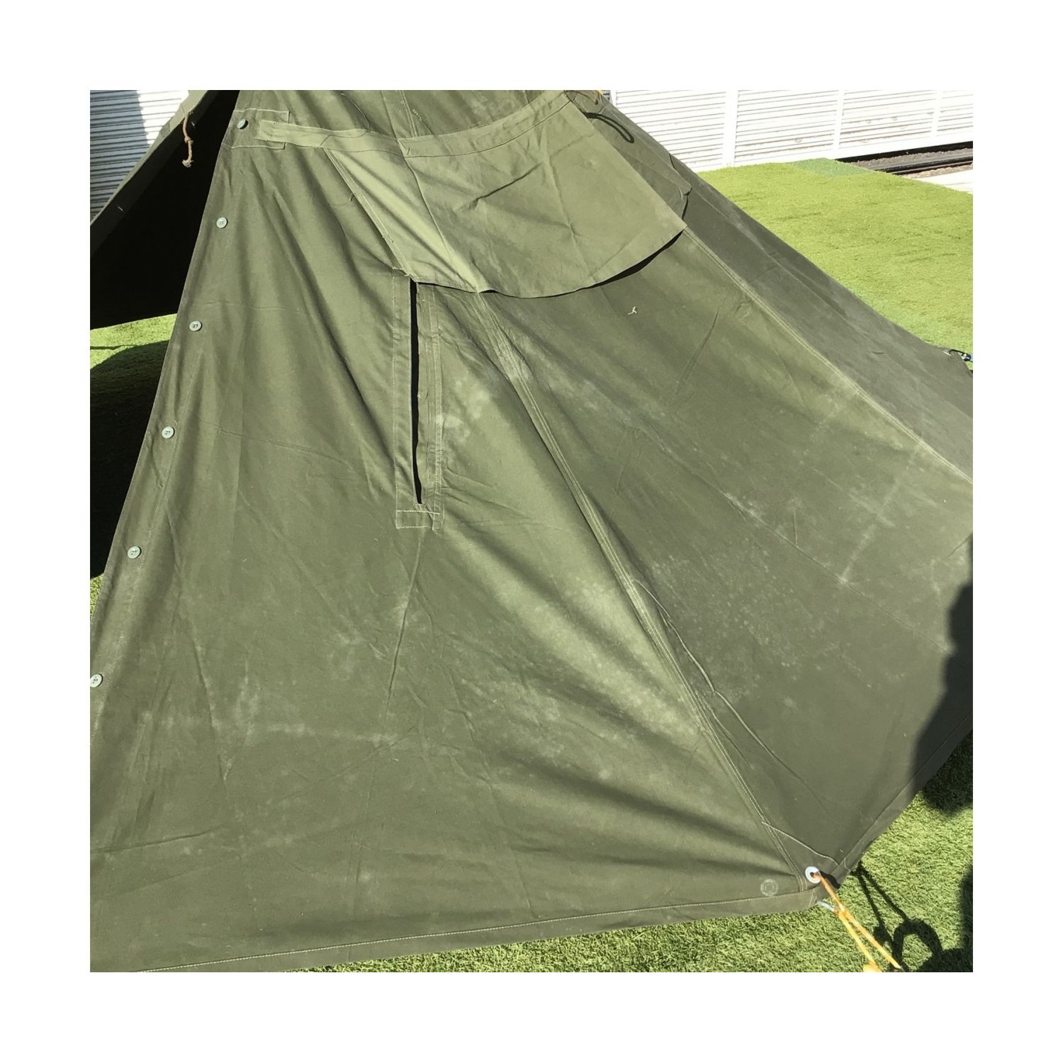 ポーランド軍 テントシート2枚セット オリーブ トレファクonline