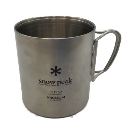 Snow peak (スノーピーク) アウトドア食器 在庫品薄品 MG-214 ステンレス真空マグ 450