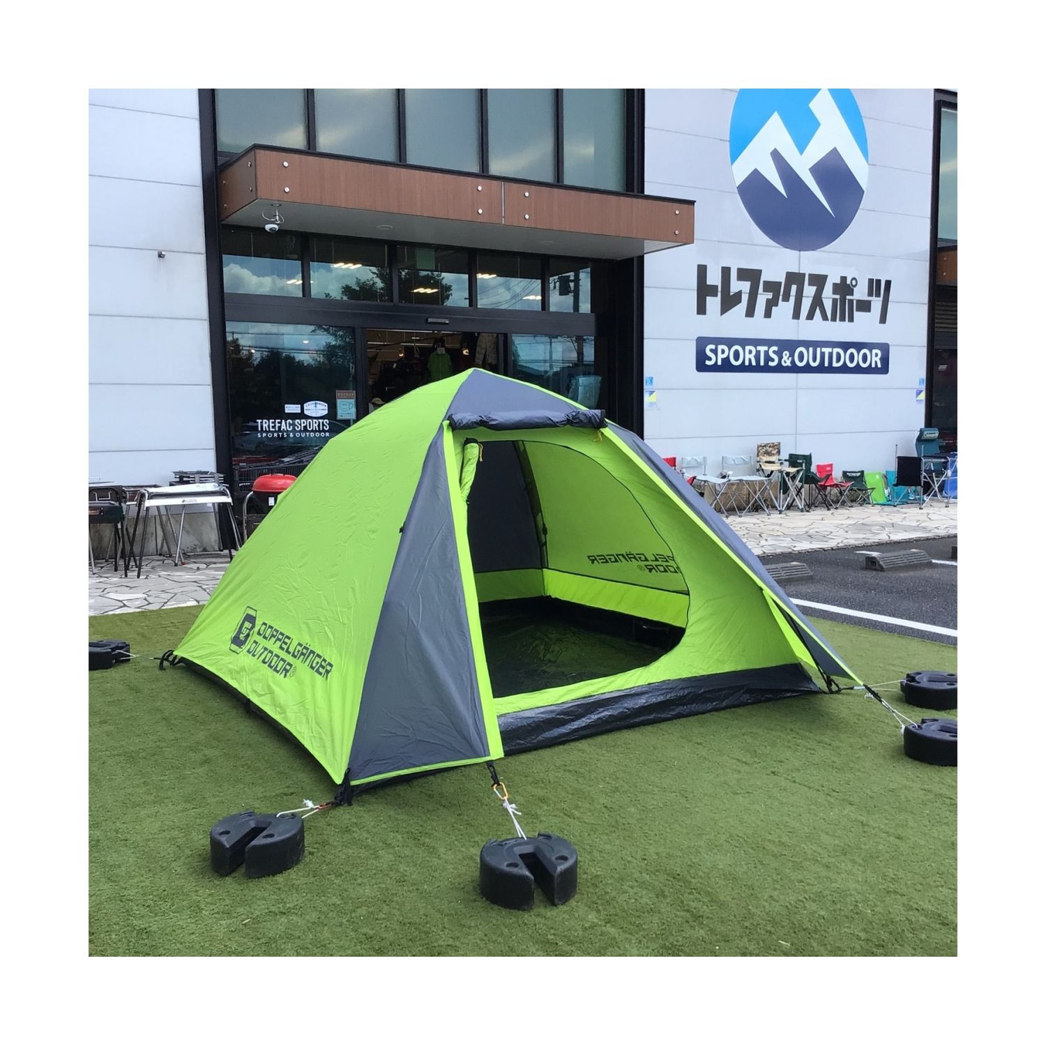 DOPPELGANGER(DOD) ワンタッチテント 廃盤品 T3-79 ONE TOUCH TENT 