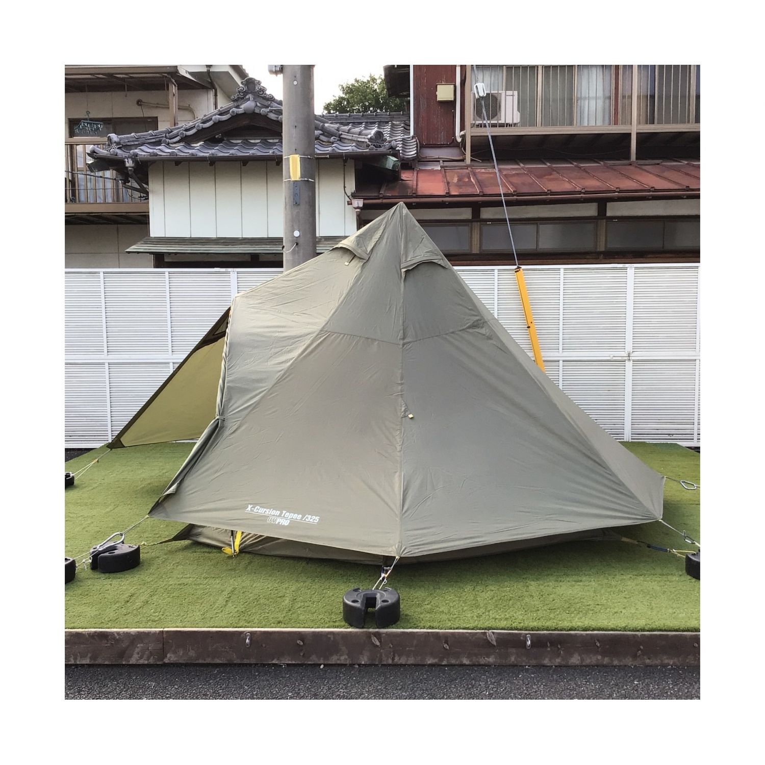 市場 中古 Coleman ワンポール テント グリーン