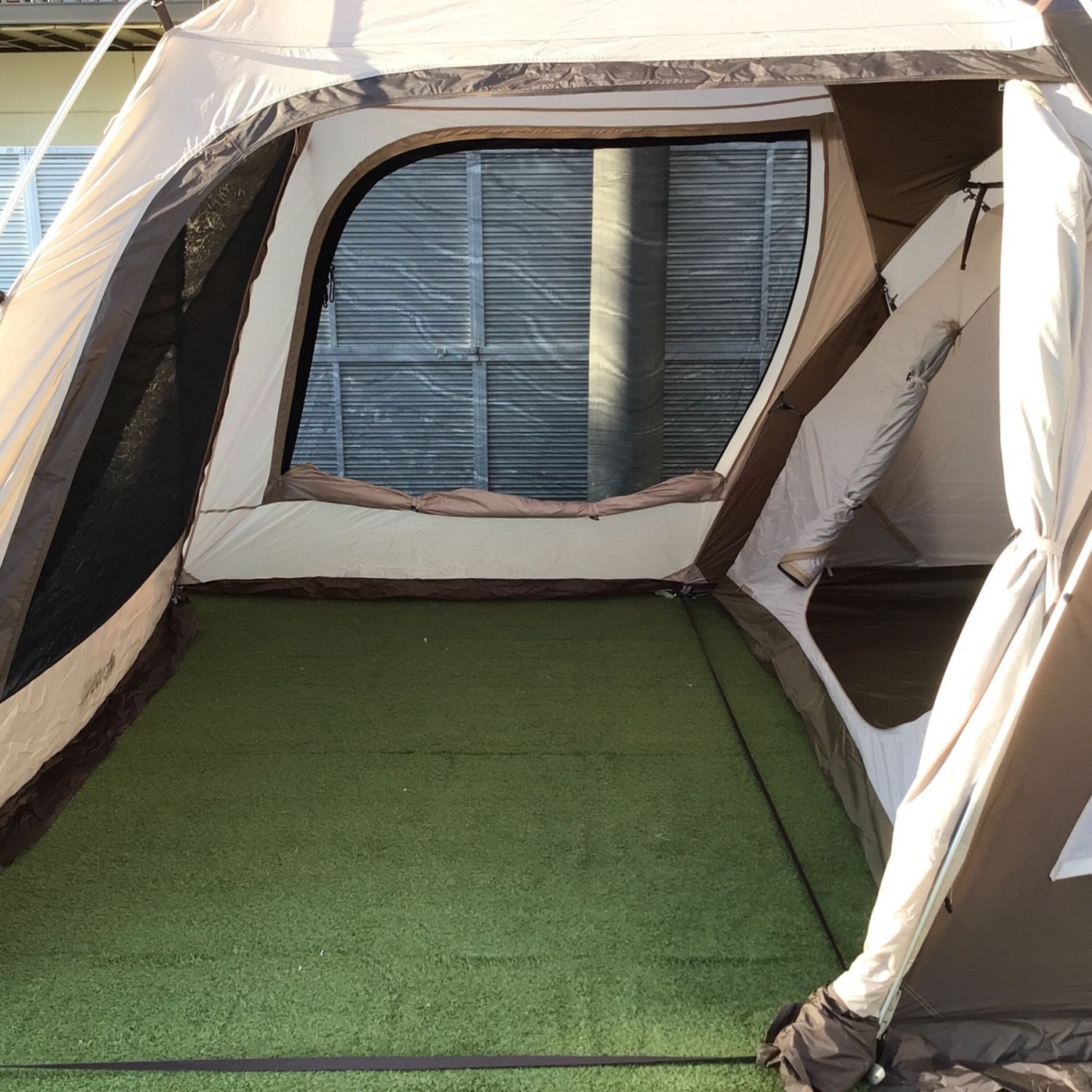 アウトドア テント/タープ LOGOS (ロゴス) ツールームテント 別売デビルブロックルーム・ソーラー 