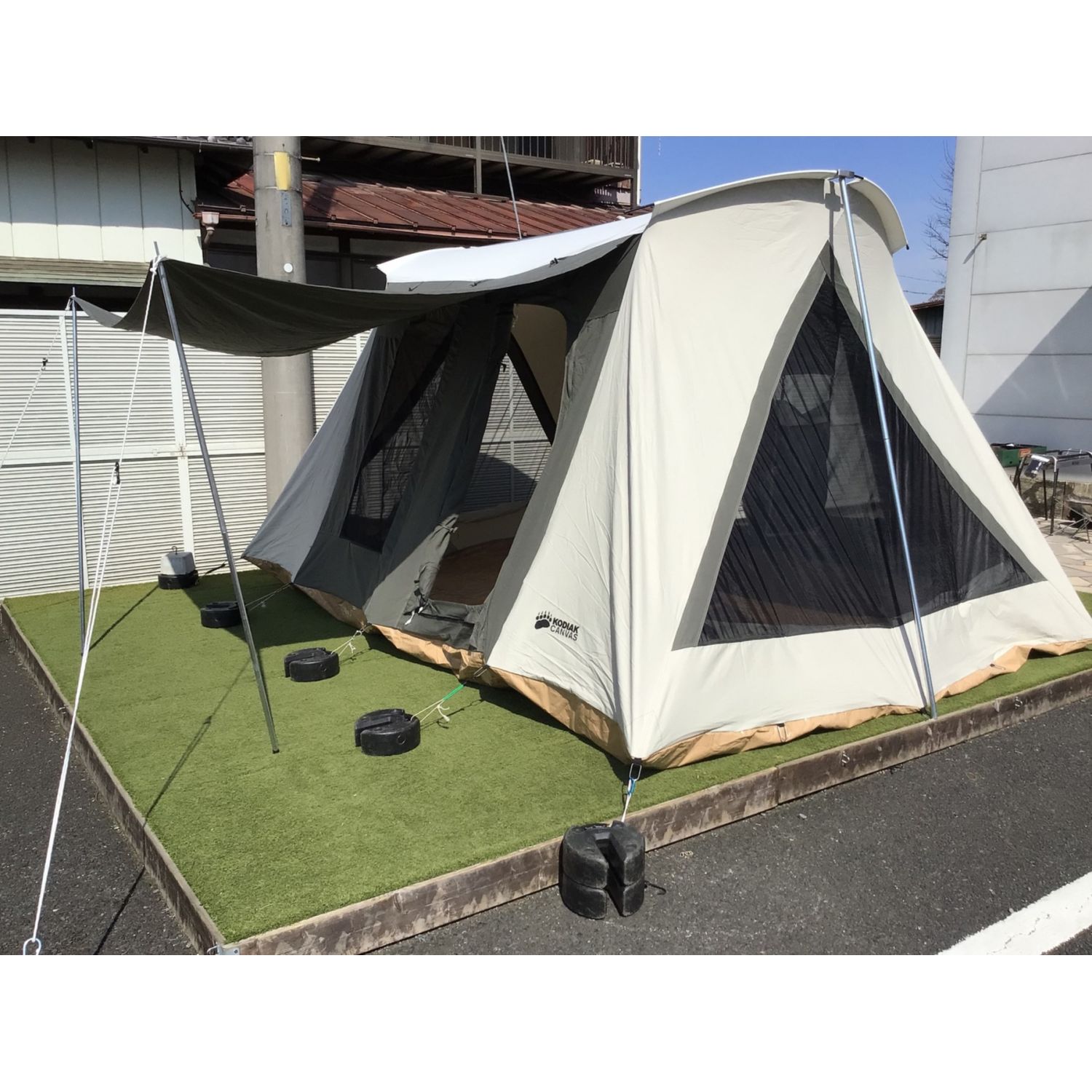 キャンプ用テント コディアックキャンバス Kodiak Canvas Flex-Bow コットンテント グランピングテント 大型 テント ファミリー キャンプ