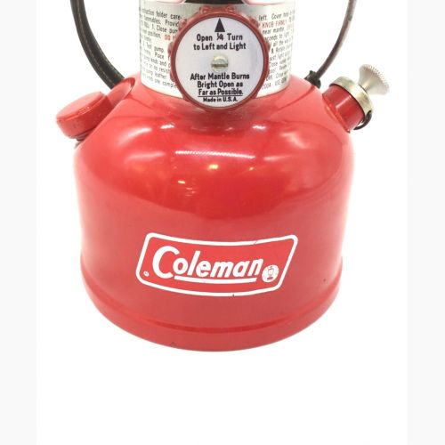 Coleman (コールマン) ヴィンテージガソリンランタン 1974年4月製 グローブ流用品使用 200A 後期型 ホワイトボーダー