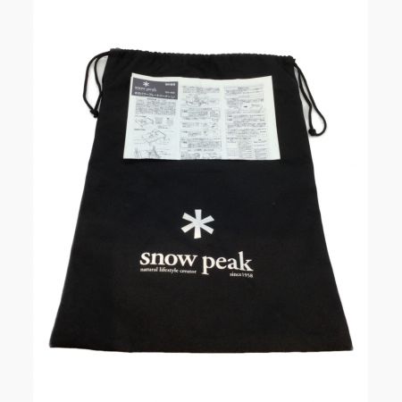 Snow peak (スノーピーク) シングルガスバーナー バーナーヘッド凹み有 PSLPGマーク有 GS-400 2016年2月製 使用燃料【OD缶】 ギガパワープレートバーナーLI