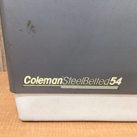 Coleman (コールマン) ヴィンテージクーラーボックス 54QT グレー 1989年7月製 スチールベルト54