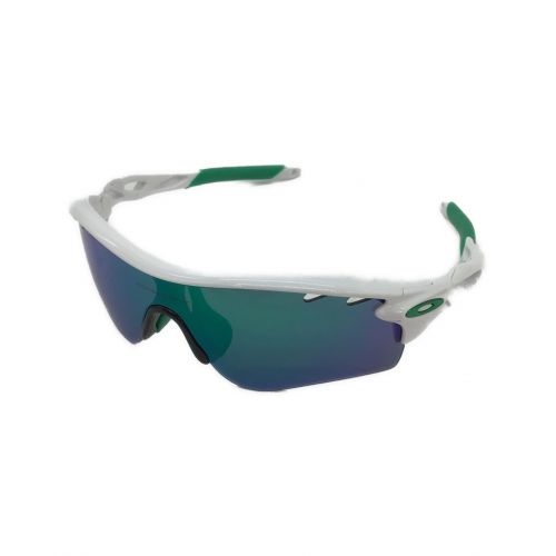 OAKLEY (オークリー) サングラス ホワイト×グリーン レーダーロック