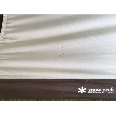 Snow peak (スノーピーク) ドームテント 別売マットシート・アップライトポール付 2018年製 SDE-003R アメニティドームL 503×270×150(h)cm 3～4人用