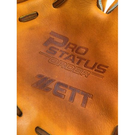 ZETT (ゼット) 軟式グローブ 約28cm オレンジ 楽天 茂木栄五郎選手モデル プロステータスオーダー 内野用 BRGPRO A4