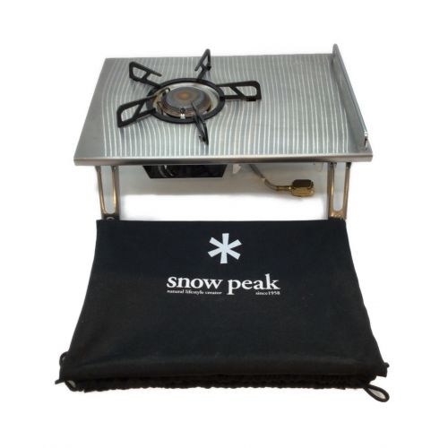 Snow peak スノーピーク シングルガスバーナー PSLPGマーク有 GS