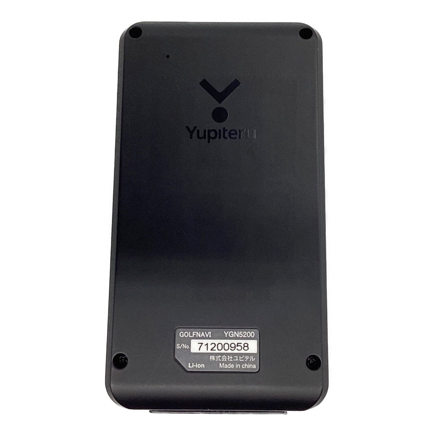 YUPITERU (ユピテル) ゴルフGPSナビ ブラック YGN5200 説明書・充電器 