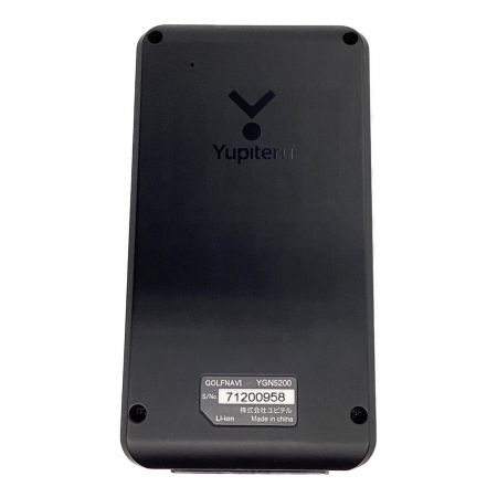 YUPITERU (ユピテル) ゴルフGPSナビ ブラック YGN5200 説明書・充電器・ケース付 ゴルフナビ
