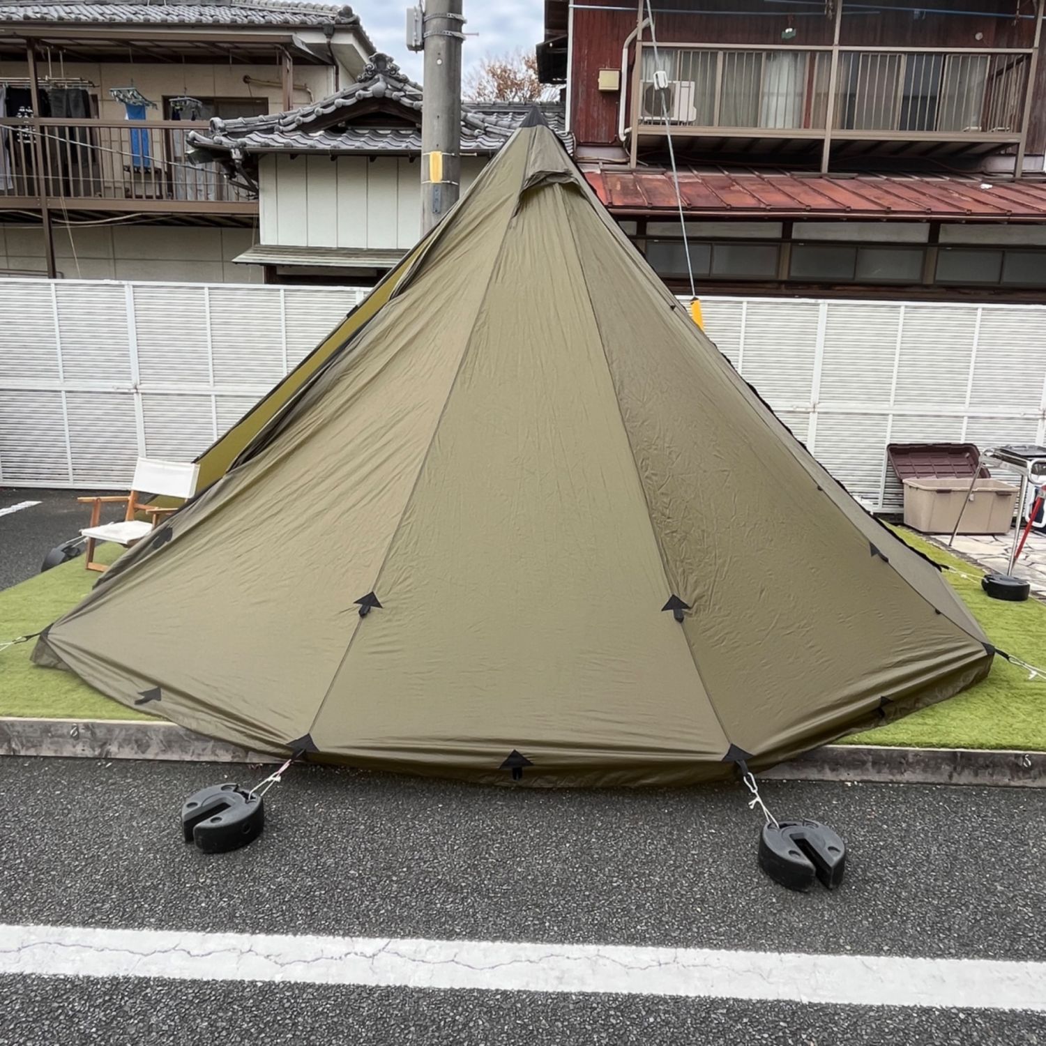 Seek Outside モノポールテント ロープ・シームシール・補修テープ付 8