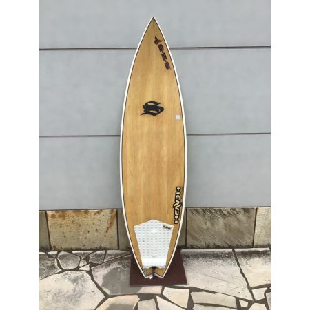 SUMI SURF BOARD ショートボード 5'11"×18 1/2”×2 3/16” FCS バンブー エポキシ HEAVEN トライフィンタイプ フィッシュテール