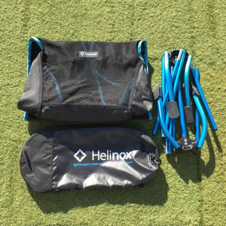 Helinox (ヘリノックス) ブラック×ブルー プライアチェア