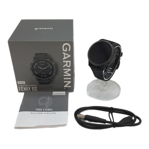 GARMIN (ガーミン) 腕時計 FENIX 6S 動作確認済み ラバー