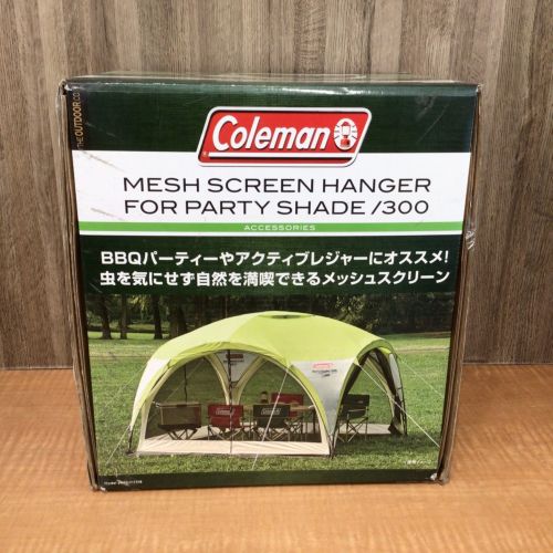 Colemanパーティーシェードメッシュスクリーンバンガーキャンプに