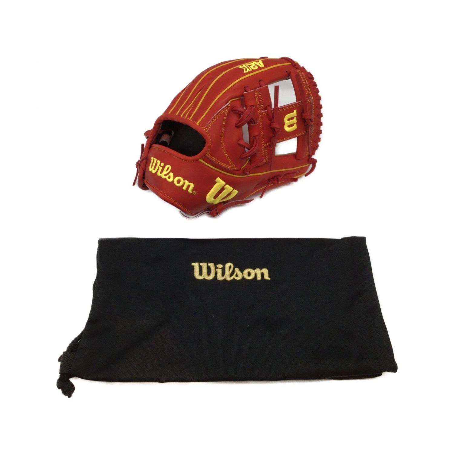 Wilson (ウィルソン) 軟式グローブ SIZE 約29cm(表記11 1/2) レッド