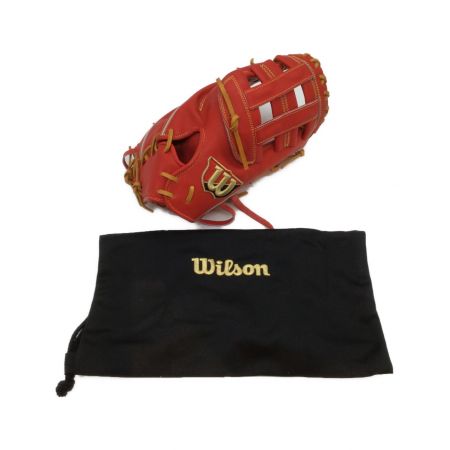 Wilson (ウィルソン) 硬式グローブ SIZE 約31cm オレンジ ファーストミット WTAHWS36D 未使用品