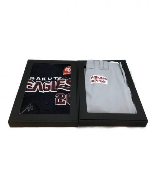 東北楽天ゴールデンイーグルス 渡辺直人【26】選手実着用 直筆サイン入り 2020シーズンFANS'ユニフォーム上下セット ユニフォーム 渡辺直人選手実着用直筆サイン入りFANS' ユニフォーム上下セット プロコレ