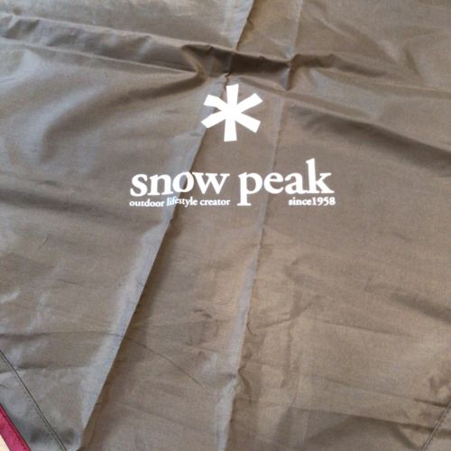 Snow peak (スノーピーク) ヘキサタープ 2015年製 TP-861 HDタープ"シールド"・ヘキサ(M) 475×420cm 3～4人用