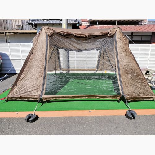 DOD (ディーオーディー) シェルター TT5-821-BR ヨンヨンベース ブラウン 約420×370×210cm 2~4人用