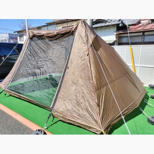 DOD (ディーオーディー) シェルター TT5-821-BR ヨンヨンベース ブラウン 約420×370×210cm 2~4人用