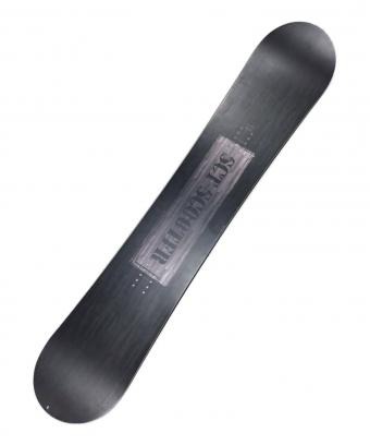 SCOOTER (スクータ) スノーボード 153cm ブラック 19-20  国産（OGASAKA工場）ボード 2x4 キャンバー SCT