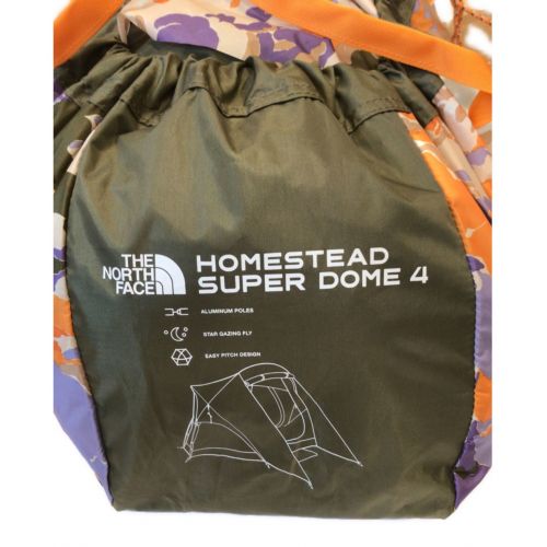 未使用 ザ ノースフェイス THE NORTH FACE HOME STEAD SUPER DOME4 ホームステッド スーパードーム 4 カモフラ 迷彩 テント アウトドア