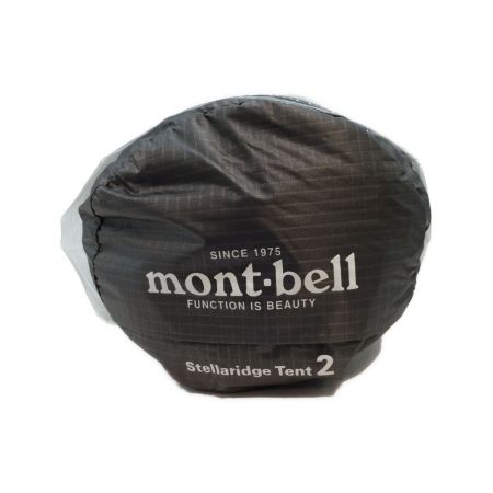 mont-bell (モンベル) ソロテント 別売レインフライ・グラウンドシート付 1122649 ステラリッジテント2 130×210×105cm 1～2人用
