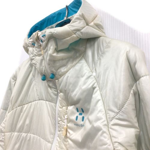 HAGLOFS (ホグロフス) アウトドアウェア(ジャケット) レディース SIZE S ホワイト×スカイブルー BARRIER PRO II HOOD 602321