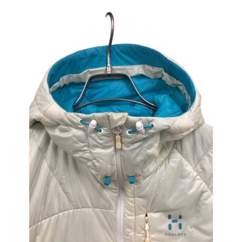 HAGLOFS (ホグロフス) アウトドアウェア(ジャケット) レディース SIZE S ホワイト×スカイブルー BARRIER PRO II HOOD 602321