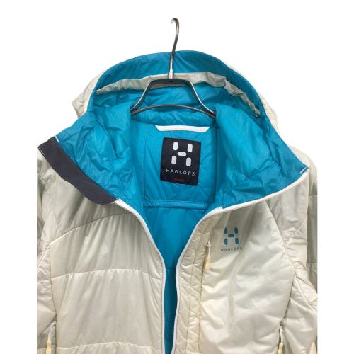 HAGLOFS (ホグロフス) アウトドアウェア(ジャケット) レディース SIZE S ホワイト×スカイブルー BARRIER PRO II HOOD 602321