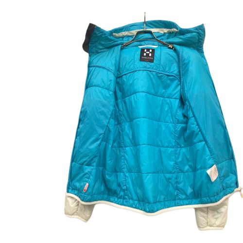 HAGLOFS (ホグロフス) アウトドアウェア(ジャケット) レディース SIZE S ホワイト×スカイブルー BARRIER PRO II HOOD 602321