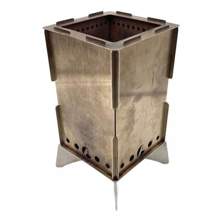 asimocrafts (アシモクラフツ) 焚火台 ケース付 (ステンレス1mmの板の