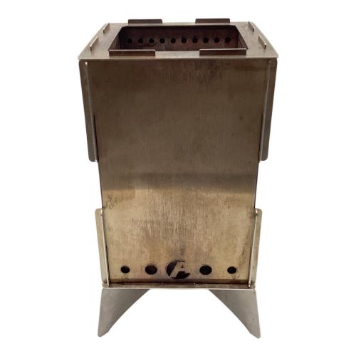 asimocrafts (アシモクラフツ) 焚火台 ケース付 (ステンレス１mmの板の為、燃焼室側のプレートは熱により変形します) a box