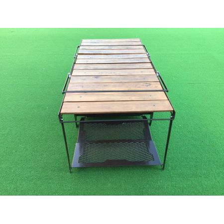 NATURE TONES (ネイチャートーンズ) アウトドアテーブル 370×520×370cm ブラック サイドアップボックス&テーブルL
