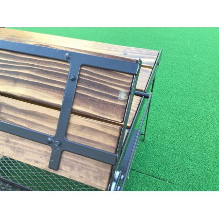 NATURE TONES (ネイチャートーンズ) アウトドアテーブル 370×520×370cm ブラック サイドアップボックス&テーブルL