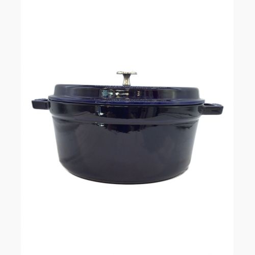 Staub (ストウブ) クッカー SIZE 約26cm グランブルー ピコ・ココット ラウンド