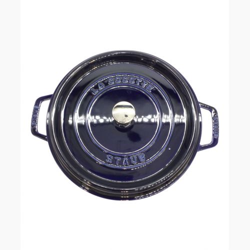 Staub (ストウブ) クッカー SIZE 約26cm グランブルー ピコ・ココット ラウンド