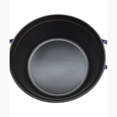 Staub (ストウブ) クッカー SIZE 約26cm グランブルー ピコ・ココット ラウンド