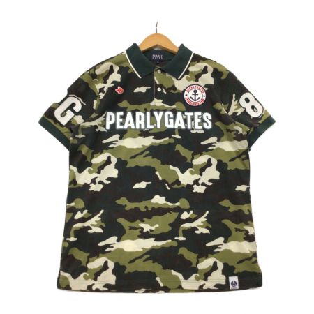 PEARLY GATES (パーリーゲイツ)  ポロシャツ メンズ SIZE 7(3L相当) カモフラ柄 053-6260703