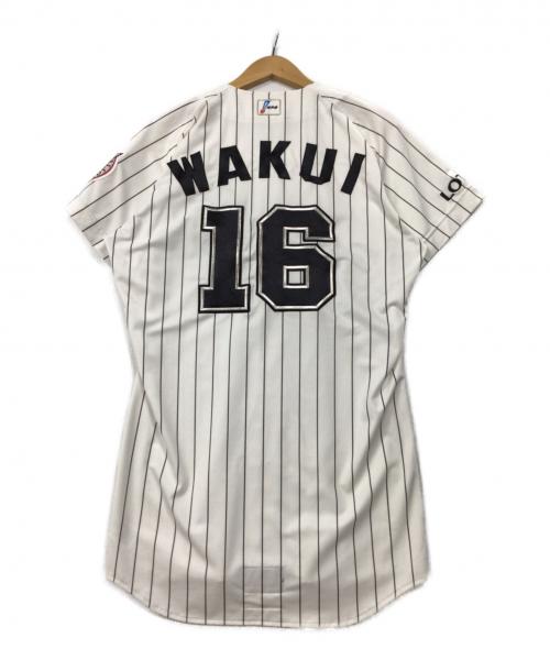 千葉ロッテマリーンズ  【16】涌井秀章 2016年ホーム プロ仕様モデル ユニフォーム  SIZE M DESCENTE E63521