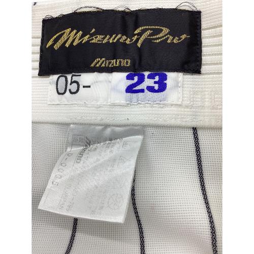 千葉ロッテマリーンズ (チバロッテマリーンズ) 応援グッズ ホワイト MIZUNO PRO 2005年ホーム 【23】 ユニフォーム
