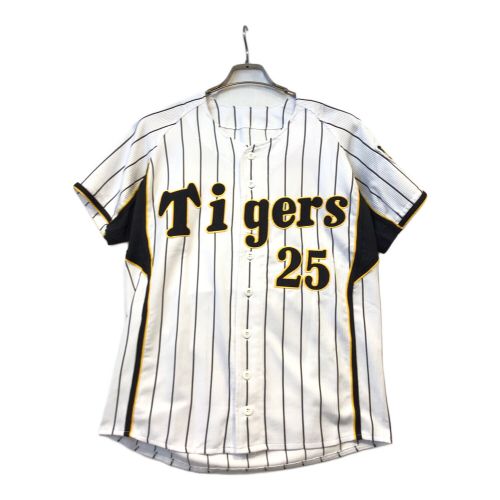 阪神タイガース (ハンシンタイガース) 応援グッズ SIZE 160-170 ホワイト 2012-14年ホーム 【25】新井貴浩 ユニフォーム  ハイクオリティレプリカユニフォーム レプリカ｜トレファクONLINE